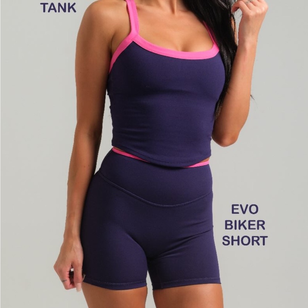 Women's Navy Biker Shorts